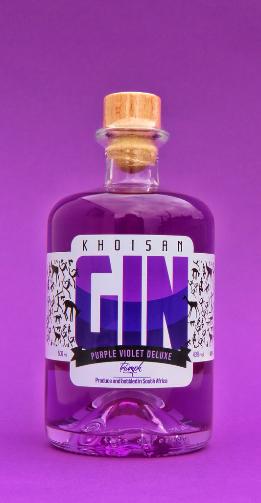 Khoisan Gin Purple Violet Deluxe 500 ml 43% Vol