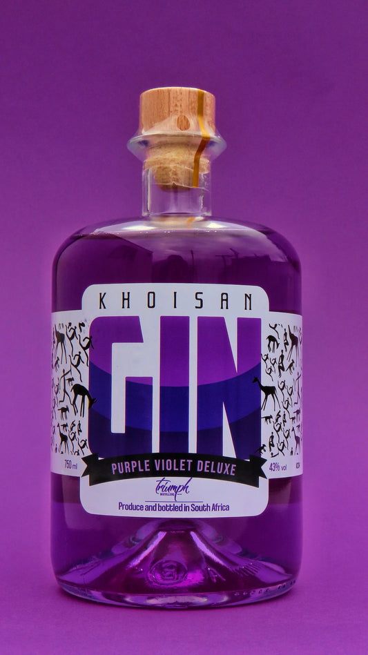 Khoisan Gin Purple Violet Deluxe: 750 ml 43% Vol